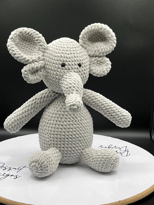 Gray Elephant Plushie